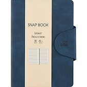 Записная книжка «Snap book. No 6» А6, 80 листов в линейку, экокожа, Listoff - 0