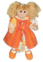 Сувенир, Феникс, Кукла, Девочка, 30 см, тряпичная, в ассортименте