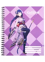 Тетрадь в клетку Genshin Impact, Raiden, 96 листов