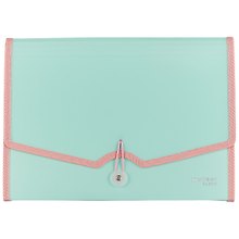 Папка -портфель пластиковый «Pastel» А4, в ассортименте, 13 отделений, на резинке, в индивидуальной упаковке