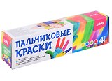Пальчиковые краски 4 цвета по 40 мл, Lori