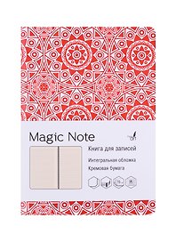 Записная книжка «Magic Note. Оранжевый» А6+, 96 листов в линейку, экокожа, Paper Art