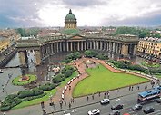 Открытка с видами (СПб) Казанский собор [SPB-107]