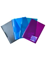 Папка-клип А4 "VIVID COLORS", пластик, ассорти, Erich Krause