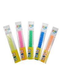 Линейка 15 см, пластиковая «Neon», Sivo, в ассортименте
