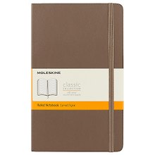 Книга для записей «Classic Soft Large. Коричн.», А5, 120 листов, линованная, Moleskine