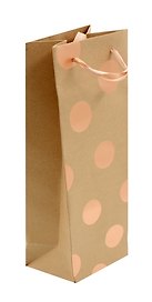Пакет бутылочный 34,5*12,5*10 "Shine craft" крафт