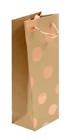 Пакет бутылочный 34,5*12,5*10 "Shine craft" крафт