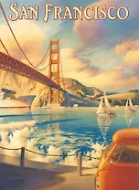 Паззл Clementoni HQ 1000эл Керн Эриксон "Сан-Франциско" 39174