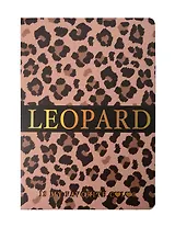 Книга для записей А5 80 листов в клетку, "Leopard"