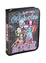 Папка для тетрадей А5 (22,8*37) "Monster High" на молнии, Академия Групп