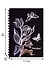 Скетчбук А6 30л "Цветы" черн. блок 120г/м2, карт.обл., тв.подложка, гребень - 1