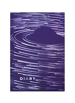 Ежедневник недат. А5 80л Синяя планета 7БЦ, лам.софт-тач, тисн.фольгой, офсет