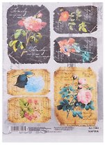 Рисовая карта для декупажа SAFINA (20 х 30 см) (Р-002) (упаковка)