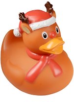 Игрушка для купания LiLaLu  Уточка новогодний олень