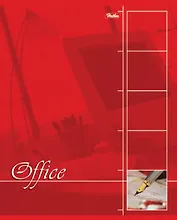 Тетрадь в клетку Hatber, "Офис", 80 листов, в ассортименте