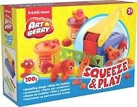 Набор д/творчества Erich Krause, ArtBerrySqueeze & Play (тесто д/моделир. 2*100г+4формы) 30365