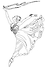 OUTLINES. Раскраска «BALLET INSPIRATION». 20 контуров для раскрашивания. 10 контуров для рисования одежды - 2