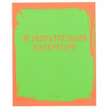 Тетрадь предметная «Яркая наука. Литература» 48 листов в линейку, со справочными материалами - Unnika