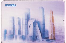Магнит картон карандаш Москва Сити (Москва) (МК/201/011)