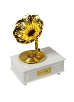 Фигурка Патефон с музыкальным механизмом (14х11х9) (6657012)