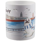 Кружка СПб Нерпа и Нева (керамика) (330мл) (коробка) - 2