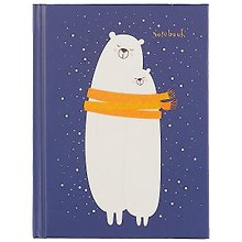 Записная книжка «Мишки на севере», 64 листа, А6