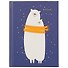 Записная книжка «Мишки на севере», 64 листа, А6 - 0