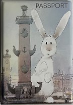 Обложка для паспорта СПб Тома на Стрелке (ПВХ бокс) (ОП2024-427)