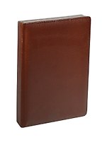 Ежедневник полудат. А5 192л "Classic" ZODIAC коричневый, иск.кожа, поролон, тон.бумага, справ.мат-лы, ляссе, Listoff