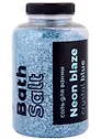 Соль для ванны в баночке с шиммером Neon blaze Crystal blue (500 г)