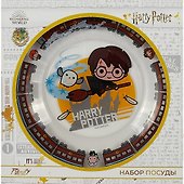 Набор посуды Гарри Поттер (стекло) (3 предмета) - 1
