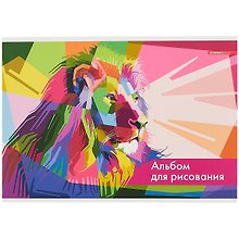 Альбом для рисования «Аниме Лис/Лев» Academy Style А4, 20 листов, склейка, в ассортименте