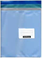 Обложки д/тетрадей и дневника 12шт "Glossy Ice Metallic" 232*440мм, 100мкм, кл.край, стикер для подписи, ErichKrause