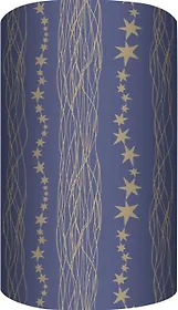 Бумага упаковочная 70*100см "Гирлянда" супергладкая, инд.уп.