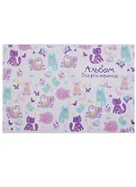 Альбом для рисования Феникс+, "Котята", А4, 12 листов, на скобе