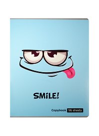 Тетрадь 96л кл. "Smile" ассорти, БиДжи