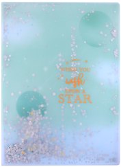 Папка 20ф "Star", сыпуч.блестки, ассорти