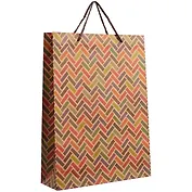 Подарочный пакет «Яркий зигзаг», А3
