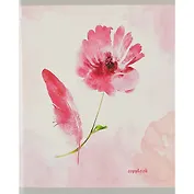 Тетрадь в клетку Listoff, "Акварельный сад", 96 листов, в ассортименте