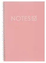 Тетрадь в клетку Listoff, "New day. Розовый", А4, 80 листов