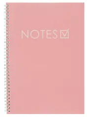 Тетрадь в клетку Listoff, "New day. Розовый", А4, 80 листов