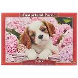 Пазл Castorland 500 эл. 47*33см. Щенок в цветах B-52233