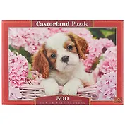 Пазл Castorland 500 эл. 47*33см. Щенок в цветах B-52233