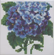 Алмазная мозаика на подрамнике Цветы (TZ-13510P) (20х20см) (частичн. выкл.) (упаковка) (Tukzar)