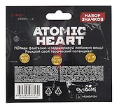 Набор значков «Atomic Heart. Баба Зина», дерево, 3 штуки - 1