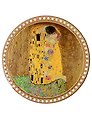 Подставка под кружку Густав Климт  Влюбленные (керамика) (10,5см) (ПВХ бокс) (12-07650-790)