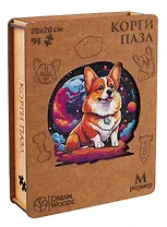 Пазл фигурный "Корги". 91 элемент