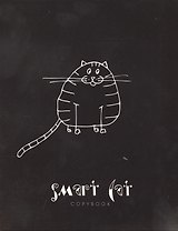 Тетрадь 48л кл. "Умный кот (Smart cat)" офсет, твин-лак, ассорти, Unnika