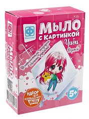 Набор для творчества Фантазёр. Мыло с картинкой «Чиби Вермей с алыми волосами»